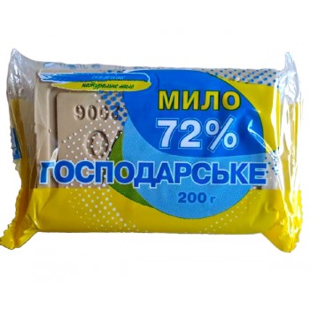 Мыло хозяйственное в упаковке 72% 200 гр.