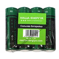 Батарейки Наша Энергия зеленые (пальчик) 