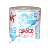 Туалетная бумага Обухов (заводская) 65м 8 шт/уп.
