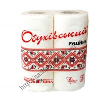 Бумажные полотенца двухслойные Обуховские (2 шт./уп.)