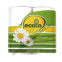 Туалетная бумага Ecolo 65м двухслойная (4 шт/уп.)